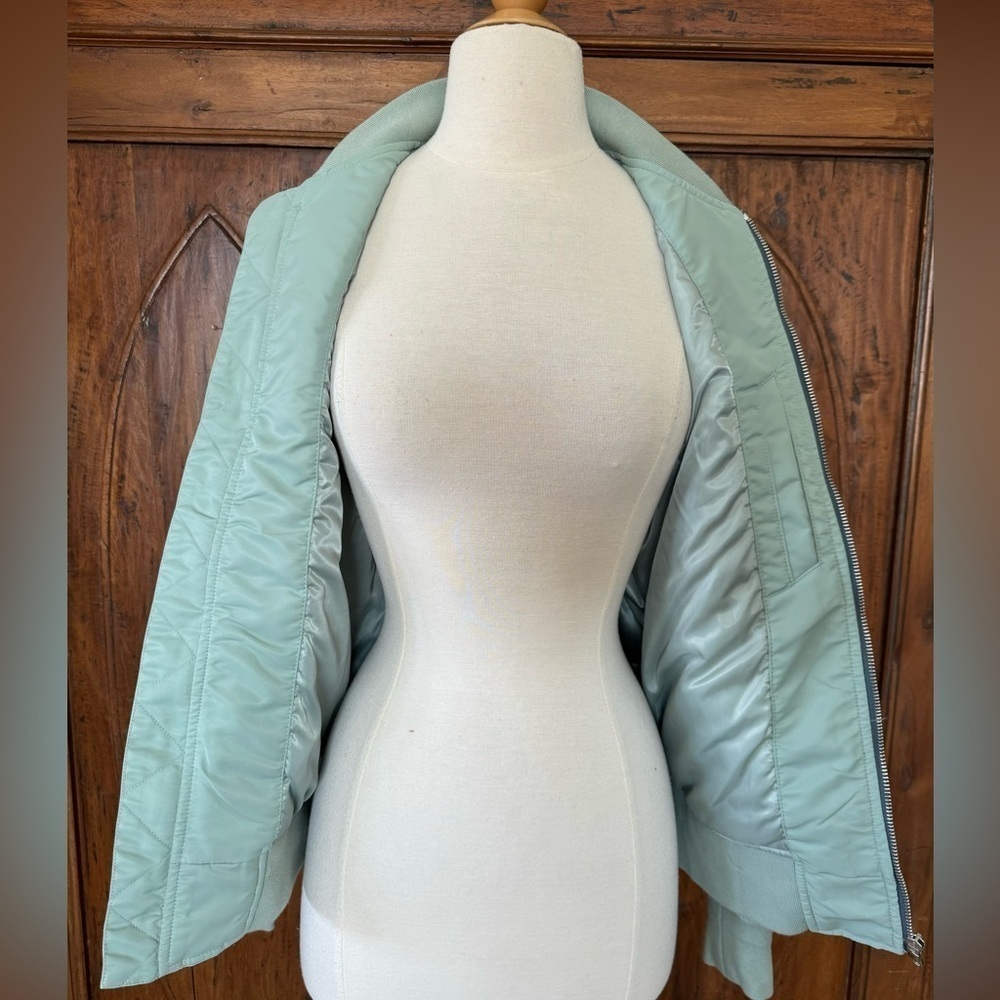 Rag & Bone Manstone Bomber Jacket sage green - Picture 8 of 13